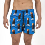 Bee Unusual “Greek Fuel” Swim Shorts Super Sonic Blue Ανδρικό Μαγιό BS-263207