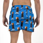 Bee Unusual “Greek Fuel” Swim Shorts Super Sonic Blue Ανδρικό Μαγιό BS-263207 - Image 6