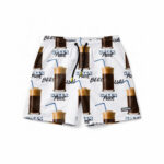Bee Unusual “Greek Fuel” Swim Shorts White Ανδρικό Μαγιό BS-263208 - Image 2
