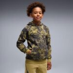 Puma Sport Camo Hoodie Fleece Παιδικό Φούτερ Κουκούλα Αγόρι 694805-89