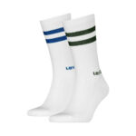 Levis Regular Cut Sport Stripe Socks 2P Unisex Κάλτσες 701226930-008