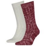 Levi's Reg Cut Slub Mouline 2 Pack Unisex Κάλτσες 701235795-002 - Image 4