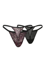 Puma Animal Mesh Tanga Strings 2P Dobotex Γυναικεία Στρινγκ 701239582-001 - Image 3