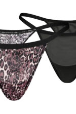 Puma Animal Mesh Tanga Strings 2P Dobotex Γυναικεία Στρινγκ 701239582-001 - Image 4