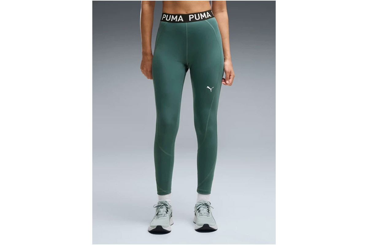 puma-strong-gynaikeio-makry-kolan-prasino-526000-95. Puma Strong Colorblock High-Waist Tights Γυναικείο Κολάν 526000-95 - Image 1