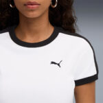 Puma T7 Slim Tee Γυναικείο Κοντομάνικο 632129-02 - Image 6